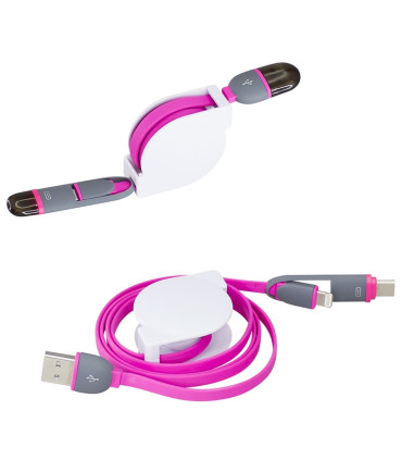 Connect Multicargador Retráctil