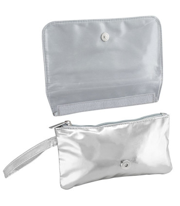 Cosmetiquero Plateado Sublimación