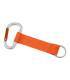 Llavero lanyard 2.5 cm naranjo para merchandising y eventos