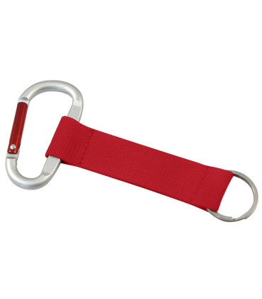 Llavero lanyard 2.5 cm rojo publicitario resistente para llaves