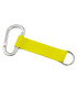 Llavero lanyard 2.5 cm amarillo de alta visibilidad con anillo