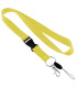 Lanyard amarillo con porta celular para merchandising corporativo