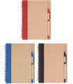 Libreta Ecológica Tapa Dura Papel Reciclado Oficina
