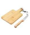 Tabla para Quesos de Bambú con Set de Cuchillos