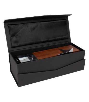 Trofeo de Madera y Cristal Silver Star