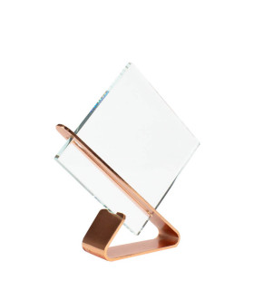 Trofeo Encobrizado de Cristal Claim