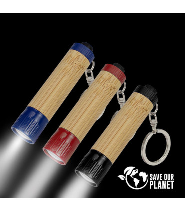 Llavero-Linterna LED Cuerpo Bamboo