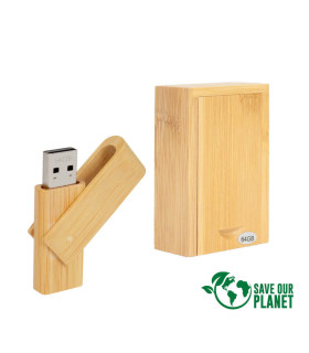 Pendrive giro 64GB de Bamboo