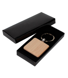 Llavero Cuadrado de Madera