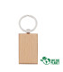 Llavero Rectangular de Madera