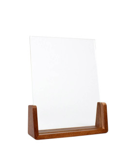 GALVANO DE MADERA Y CRISTAL SPITZ