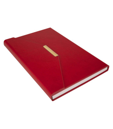 CUADERNO DE PU ECO-CUERO CON CIERRE