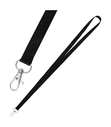 Lanyard azul marino 1.5 cm porta fotocheck institucional