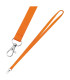 Lanyard naranjo 1.5 cm publicitario con cinta acanalada