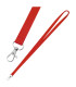 Lanyard rojo 1.5 cm porta credencial para eventos y ferias