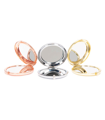 Espejos Bardot en plata dorado y cobre