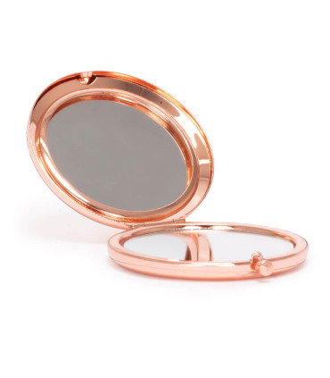 Espejo Bardot cobre metálico doble