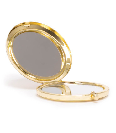 Espejo Bardot dorado metálico doble