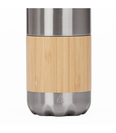 Botella Estocolmo plata bamboo