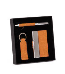 Set de Regalo Ejecutivo CORKS Estilo Corcho Natural