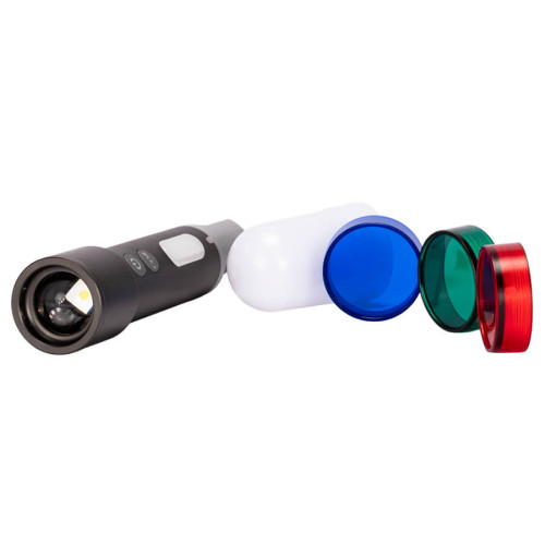 Linterna HOOK con filtros de color