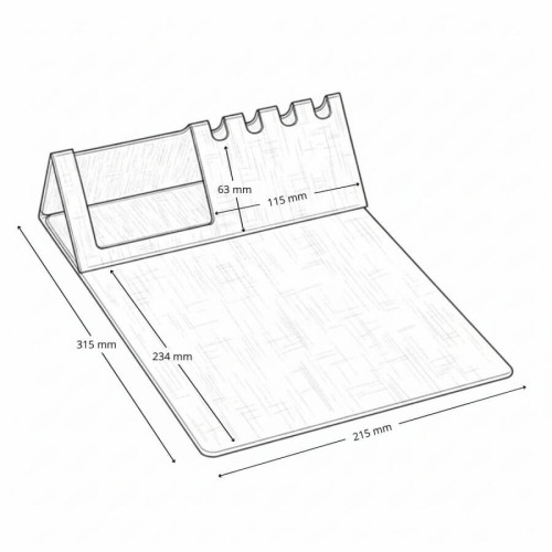 MOUSEPAD MADRID DISEÑO PLEGABLE