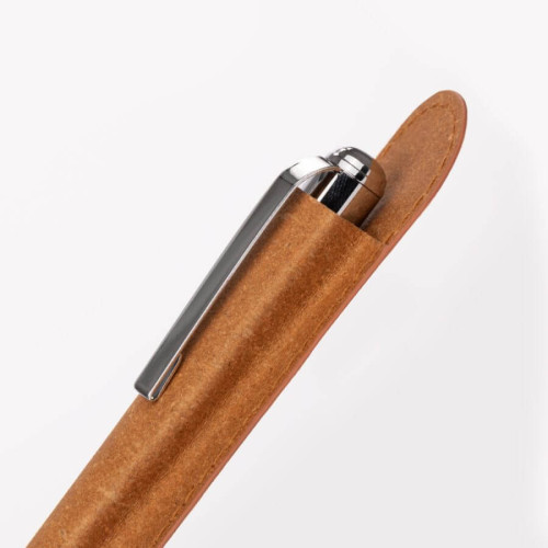 ESTUCHE BOLÍGRAFO R-PU NATURAL