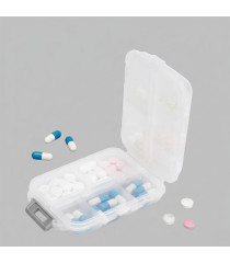 Pastillero Plástico 10 Compartimentos DOCTOR Organizador