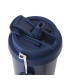 MUG LUNGO 500ML CON BOMBILLA AZUL