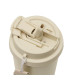 MUG LUNGO 500ML COLOR MARFIL CON BOMBILLA