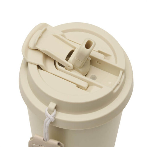 MUG LUNGO 500ML COLOR MARFIL CON BOMBILLA
