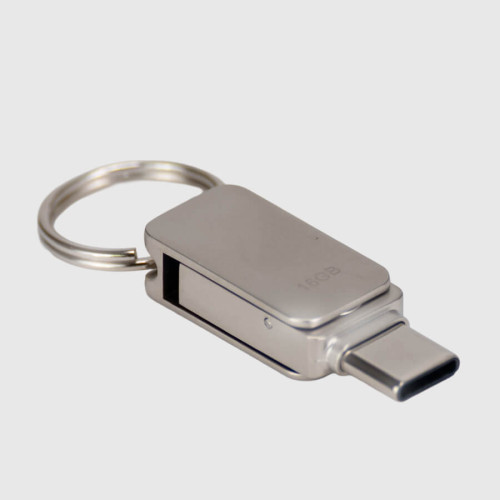 PENDRIVE ACERO INOXIDABLE 16GB LLAVERO