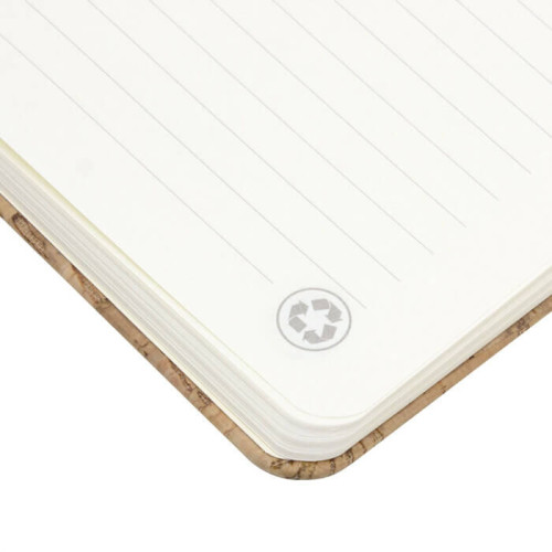 LIBRETA MARROQUÍ COLOR AZUL CON CORCHO RECICLADO