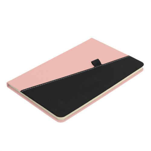 LIBRETA TREK COLOR ROJO Y NEGRO CON HOJAS RAYADAS