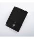 LIBRETA ECOLÓGICA CON ELÁSTICO DE SEGURIDAD
