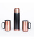 TERMO BRISTOL 500ML ACERO INOXIDABLE DETALLES COBRE