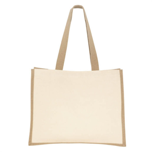 BOLSA DE YUTE LAMINADO COLOR NATURAL