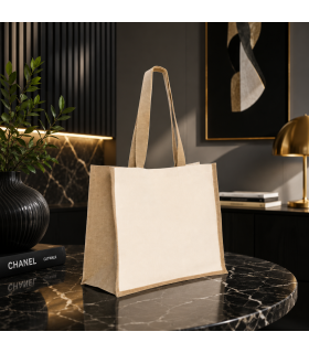 Bolsa de algodón y yute Yari