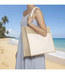 Bolsa de algodón y yute YUCATÁN