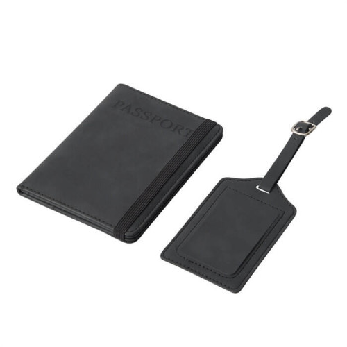 PORTAPASAPORTE CON RANURAS PARA TARJETAS