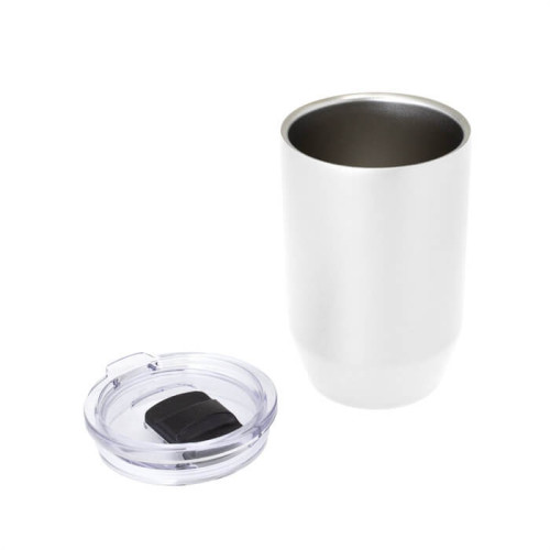 VASO CON ANILLO DE SILICONA EN LA TAPA