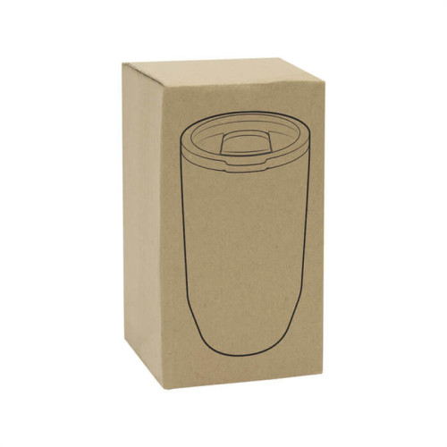 MUG CORPORATIVO EN CAJA KRAFT