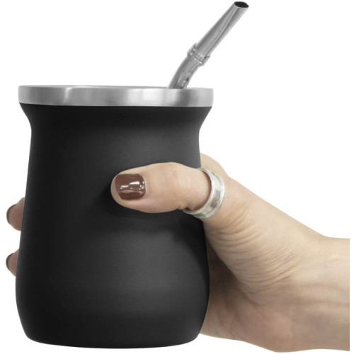 MATE PROMOCIONAL DE ACERO INOXIDABLE