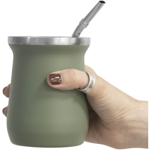MATE DE ACERO PARA MERCHANDISING EMPRESARIAL