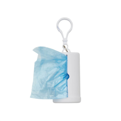 DISPENSADOR CON ROLLO DE 12 BOLSAS CELESTES