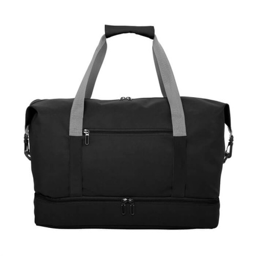 BOLSO CON TRES BOLSILLOS INTERIORES ELÁSTICOS