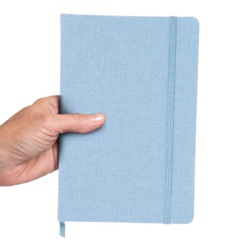 LIBRETA CORPORATIVA CON CUBIERTA TEXTIL RPET