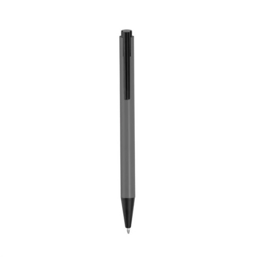BOLÍGRAFO CON PUNTERA NEGRA DE ABS